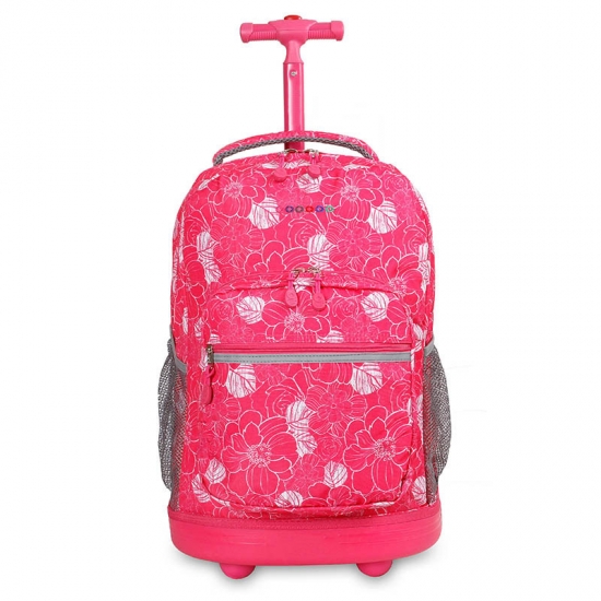 Pink School Trolley Backpack